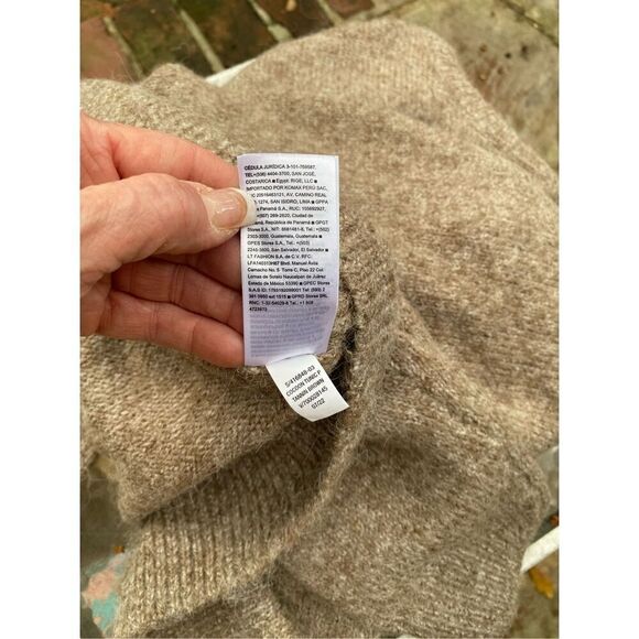 Old Navy Go-Recycled Oversized Pullover Sweater Heather Brown Sz. M - Picture 13 of 13